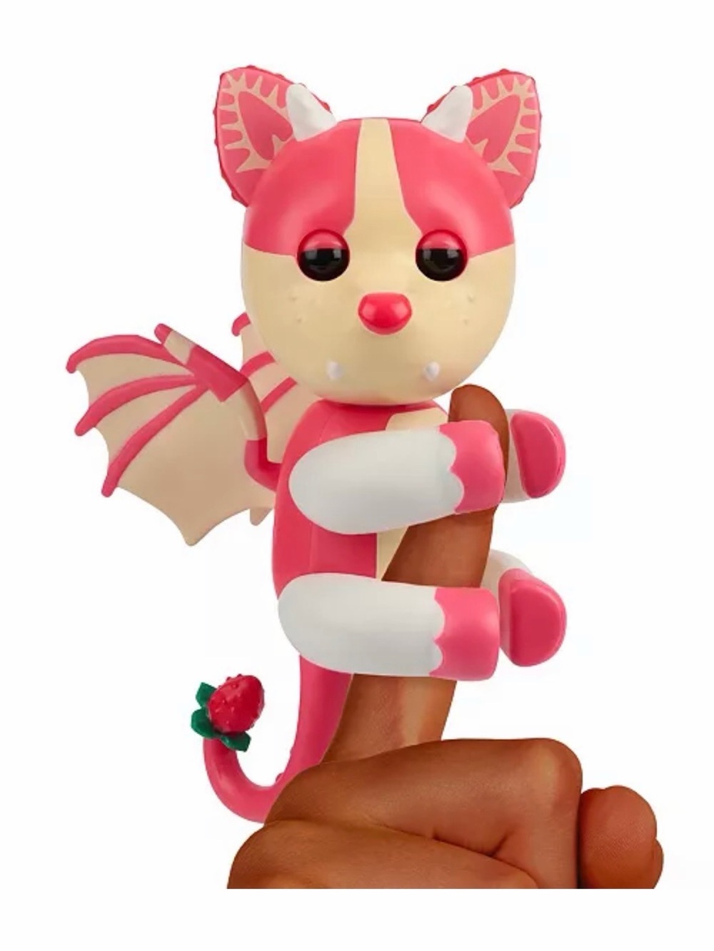 NWT Fingerlings X Adopt Me Strawberry Shortcake Bat Dragon